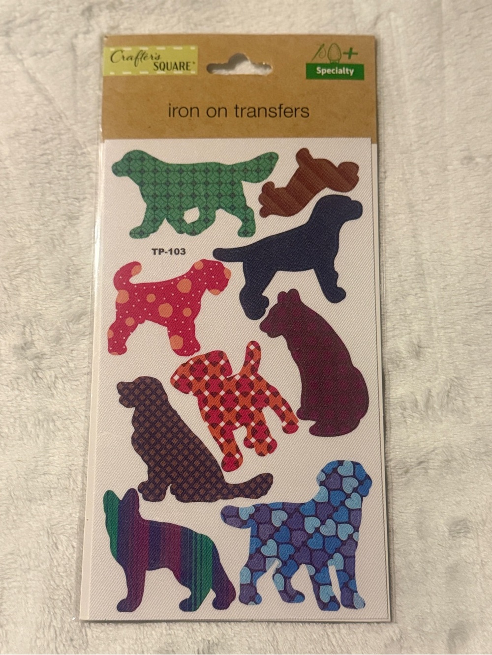 💜 Crafter’s Square Iron-On Dogs Transfers   Discontinued